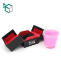 Luxury CMYK printing New Arrival double doors bottle gift packaging candle boxes